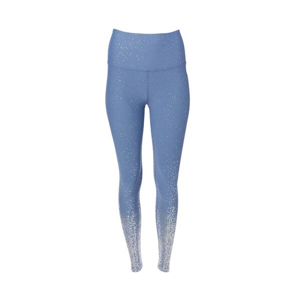 Beyond Yoga High Waist Alloy Ombre Midi Legging Serene Blue‎ Silver Small - Picture 2 of 11